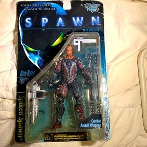 Born in darkness sworn to Justice spawn action figure the movie